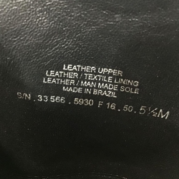 Women’s Tory Burch Black Pebble Grain Leather Knee High Boots Size 5.5M - Picture 5 of 7